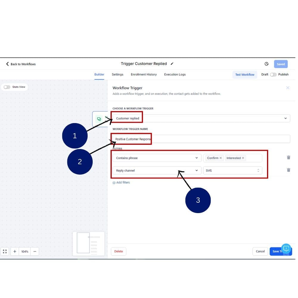 SMS Automation Workflow GoHighLevel - Outcome SMS Automation Workflow GoHighLevel - Outcome