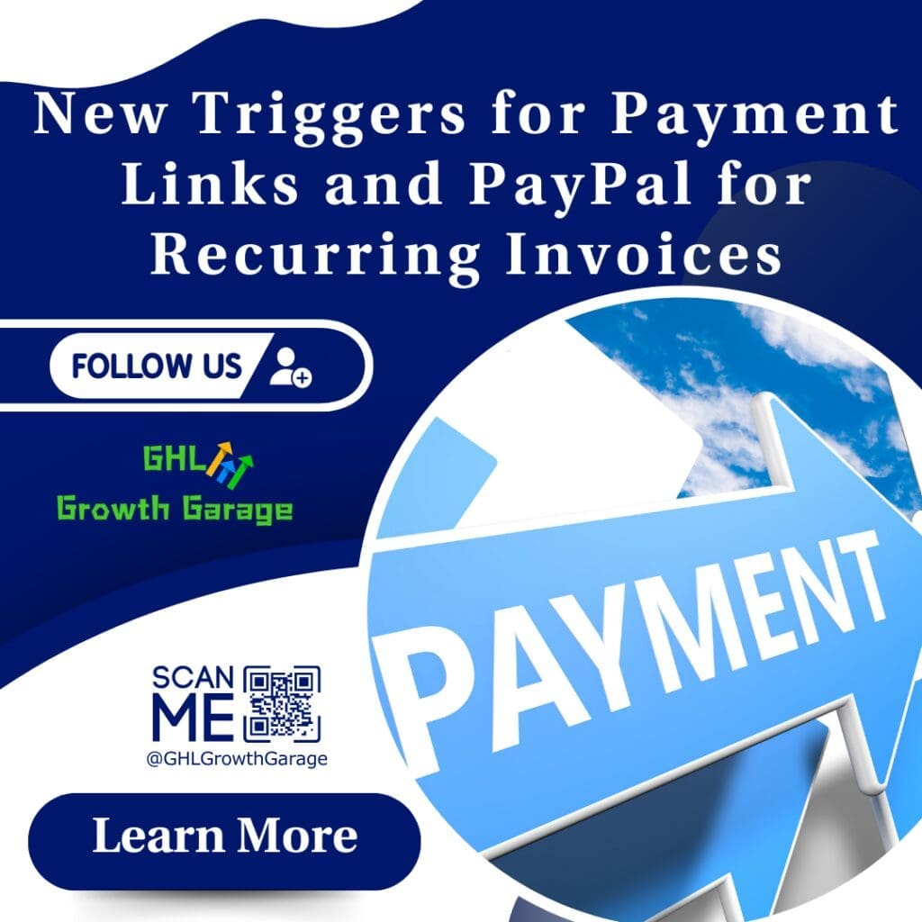 GoHighLevel PayPal Recurring Invoices