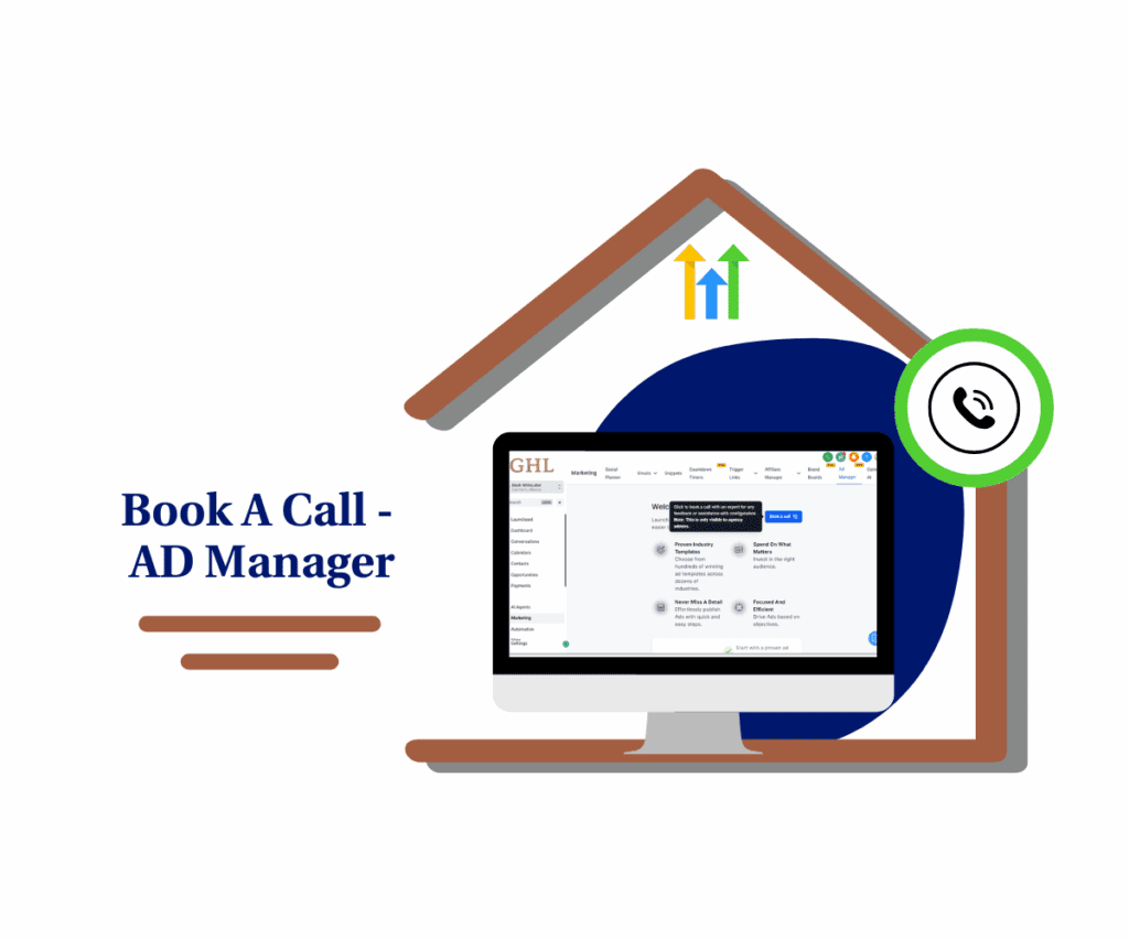 GoHighLevel Adds “Book a Call” Button to Ad Manager – What You Need to Know & How to Use It