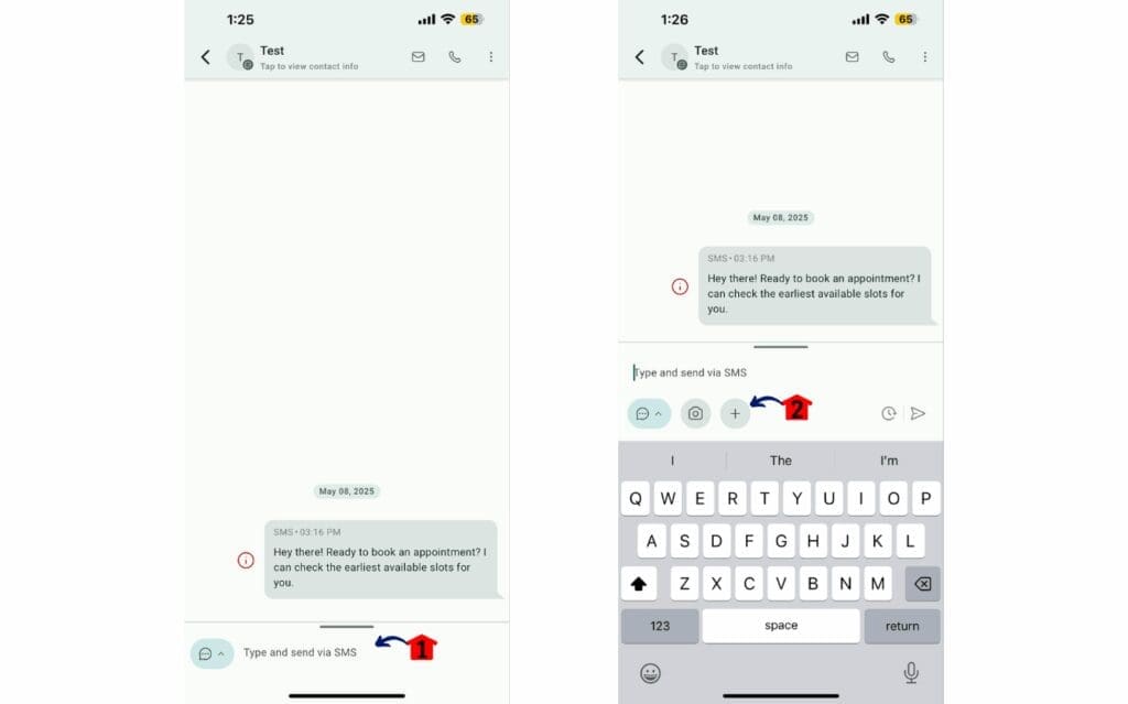 ghl-mobile-conversations-03 Conversation attachment options