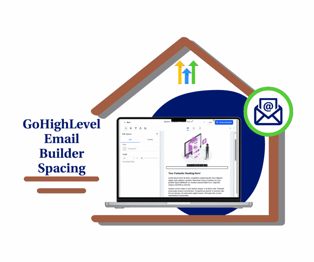 email builder spacing