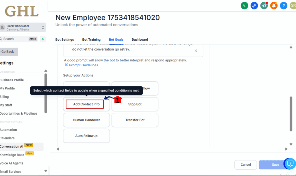 Bot workflow Automation