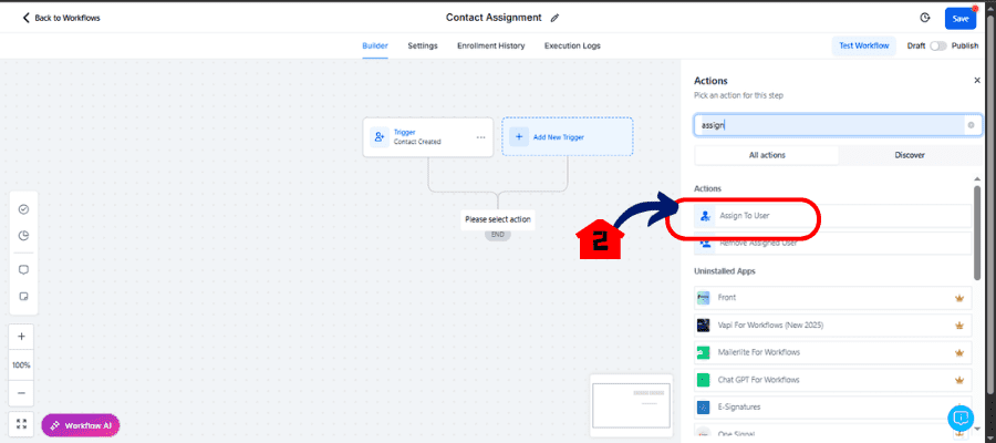 Ghl Contact Ghl Round Robin Contact Assignment Ghl Round Robin Contact Assignment Workflow Setup