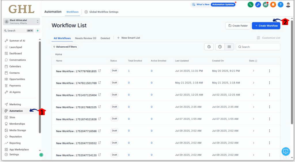 ghl-meta-capi-integration-1 Create New Workflow