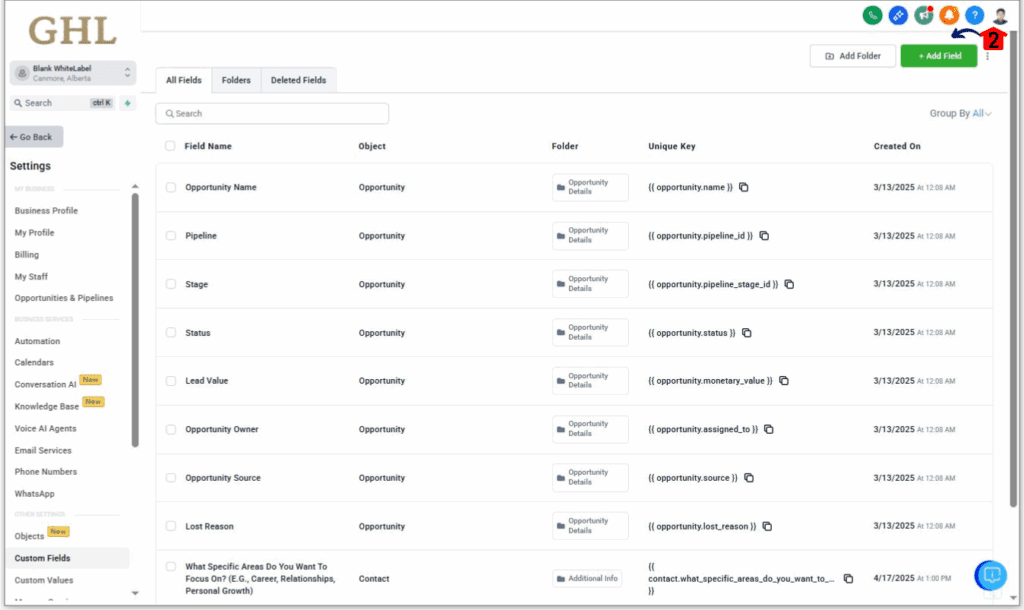 ghl-mini-guide-custom-fields-opportunities-3 Adding Custom Field