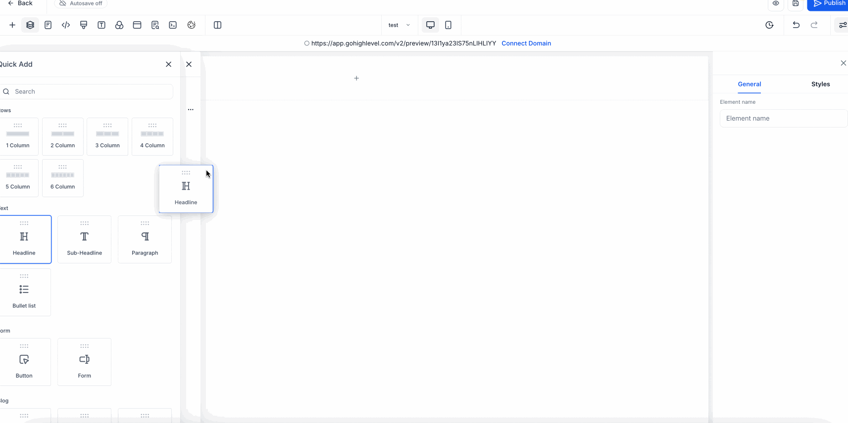 ghl-nested-containers-page-design-demo responsive page design demo