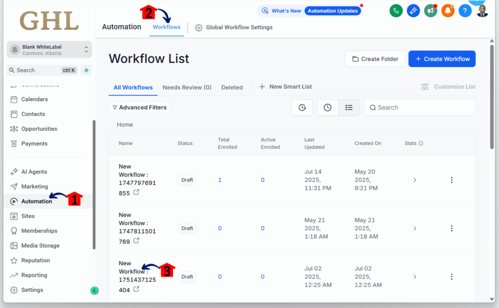 ghl-recurring-invoices-workflow-automation Invoice sending in automations