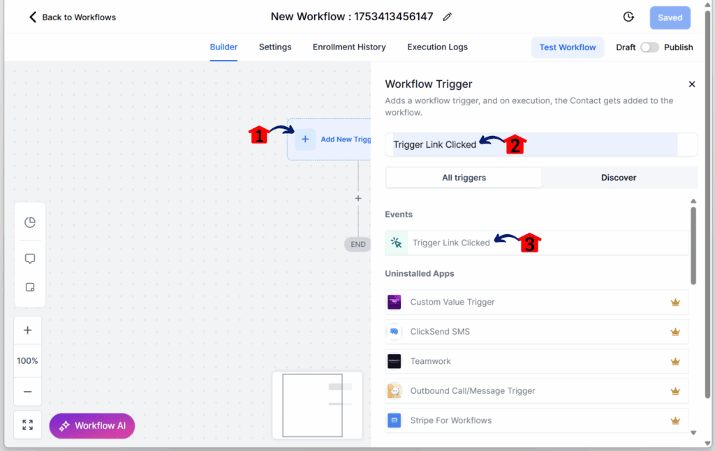 mini-guide-trigger-email-link-clicks-clicked adding the trigger element