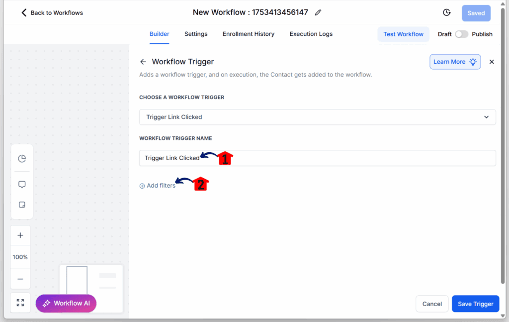 mini-guide-trigger-email-link-clicks-rename naming the trigger element