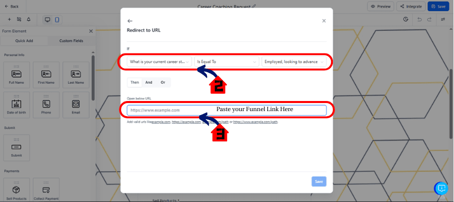 ghl-form-conditional-logic-redirect-04 add condition form conditional logic forms