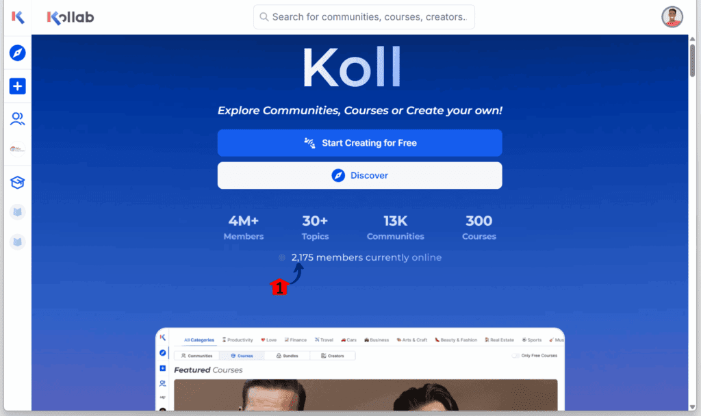 ghl-gokollab-faster-smoother-browse-comma community course UX comma