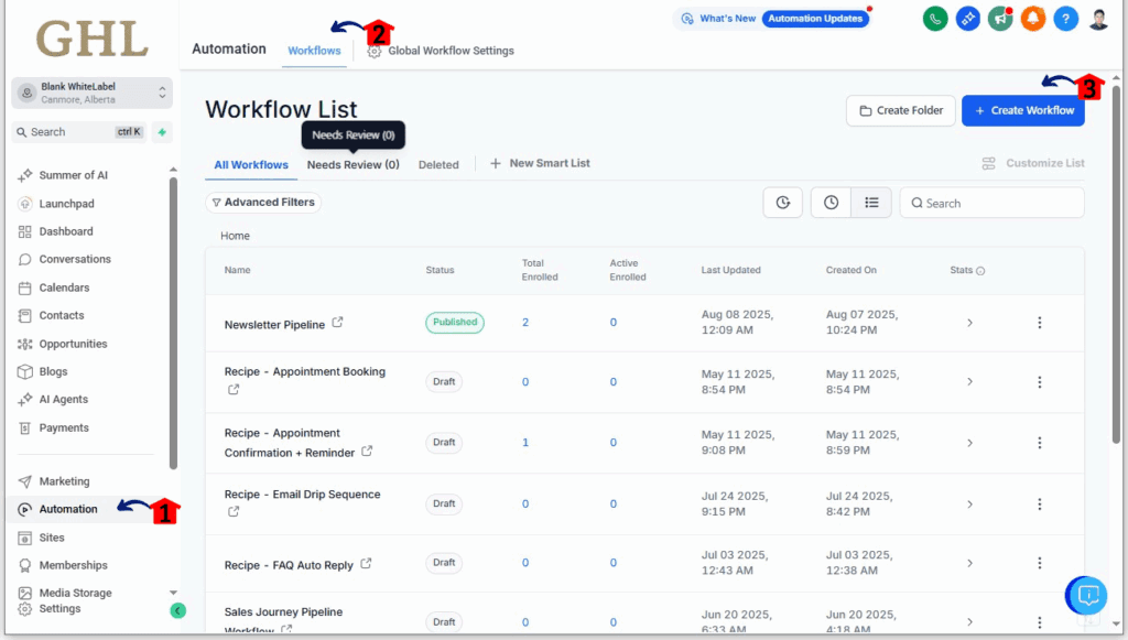 ghl-gpt-5-workflows-1 How to Select GPT-5 Models Inside Workflow Actions