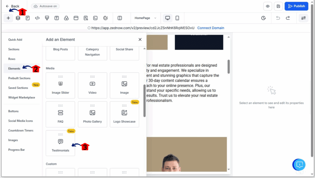 ghl-website-testimonial-section-4 Add Website Testimonial Section
