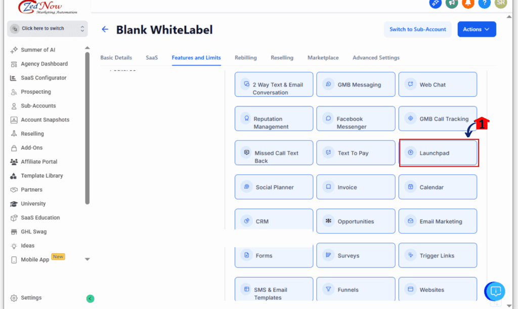 launchpad-permission-control-3 user permission settings - Test & Confirm Visibility Settings