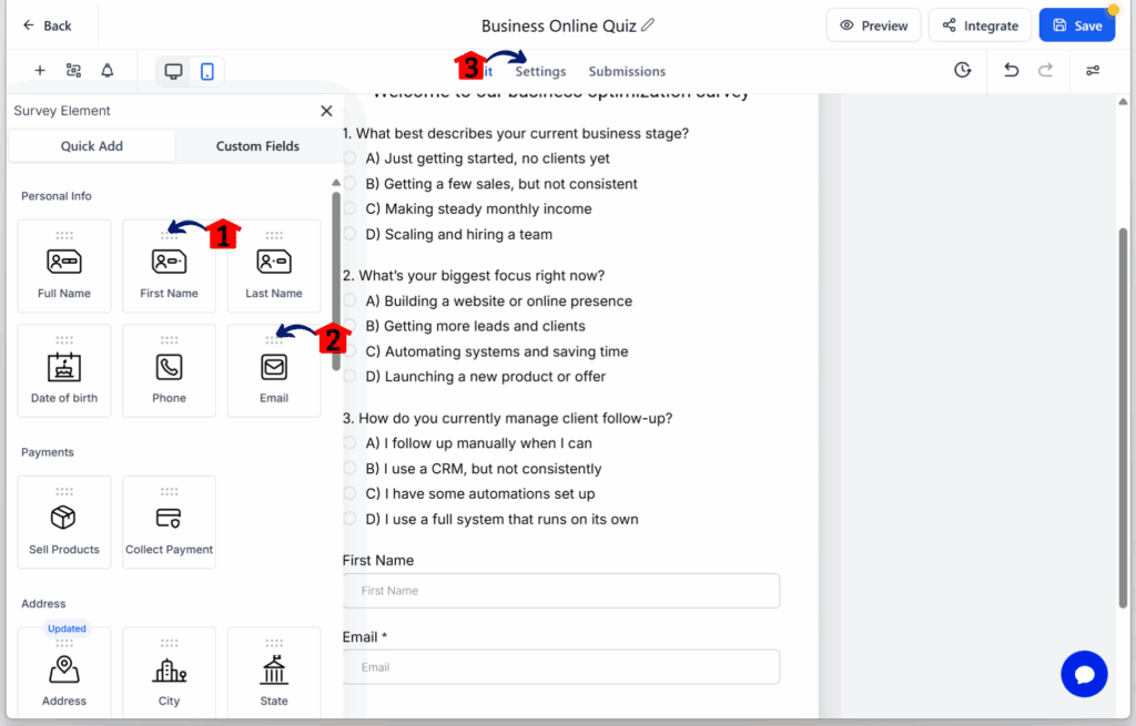 main-guide-quiz-funnel-add-name-email quiz funnel builder – Add a Name Field