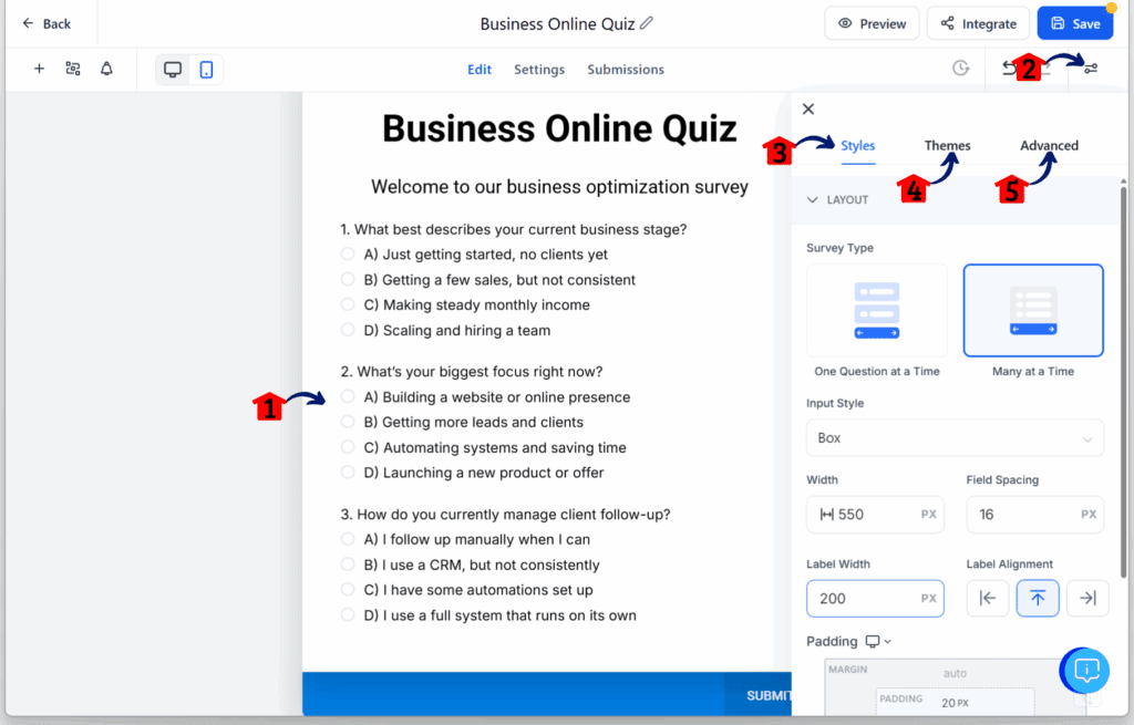 main-guide-quiz-funnel-finalize-survey-style quiz funnel builder – Add an Email Field