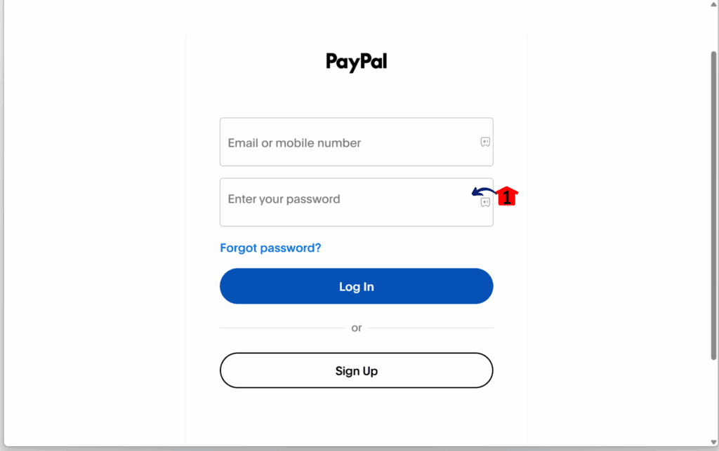 mini-guide-setup-paypal-login Loggin in to PayPal