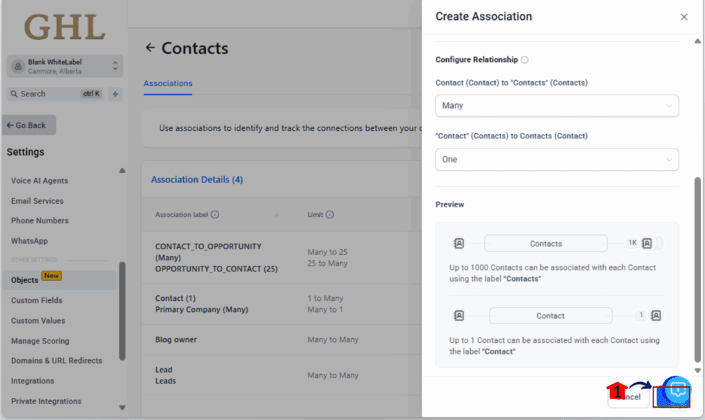 GHL custom contact labels
- Save Your Changes