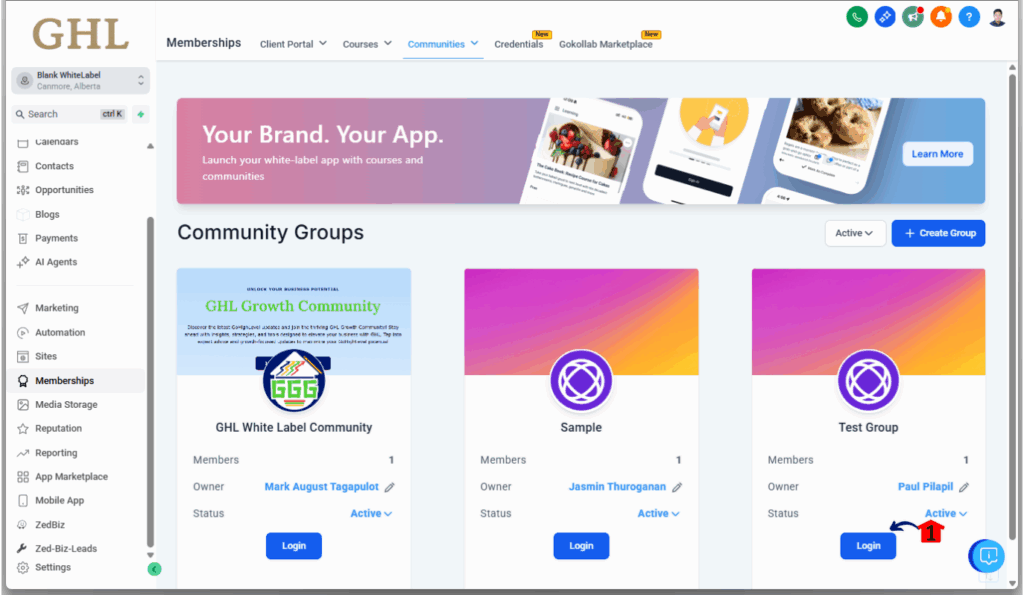 ghl-community-newsletters-2 Community Newsletters - Navigate to Your Community Settings