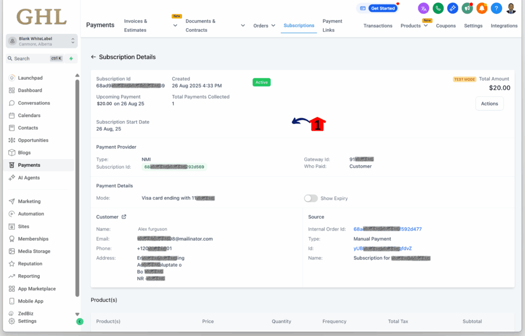 ghl-enhanced-subscription-transaction-details-sub-dashboard Subscription transaction details – Review Subscription Details