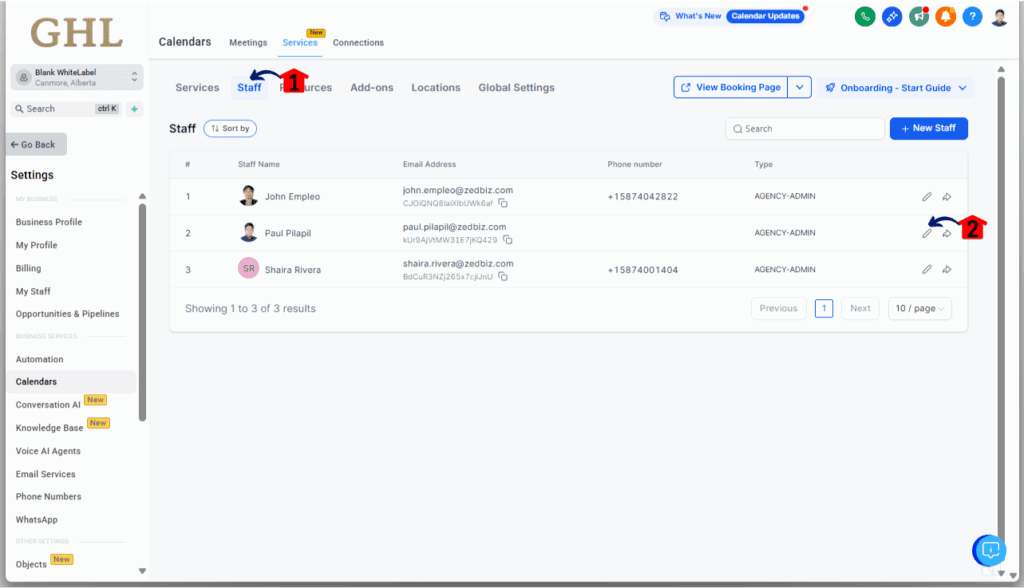 ghl-service-booking-calendar-12 Service Booking Calendar - Edit the Availability of Assigned Staff