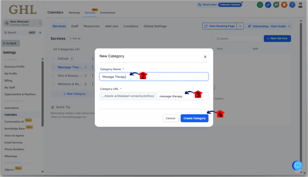 ghl-service-booking-calendar-7 GHL Service Booking Calendar - Create a New Service Category