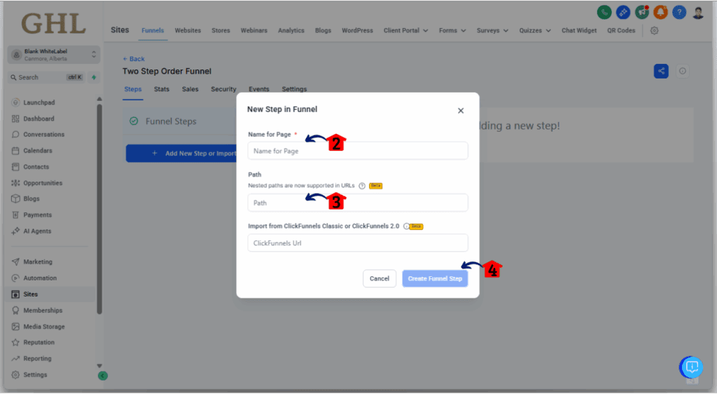 ghl-two-step-order-form-3 Order Form - Add a Funnel Step
