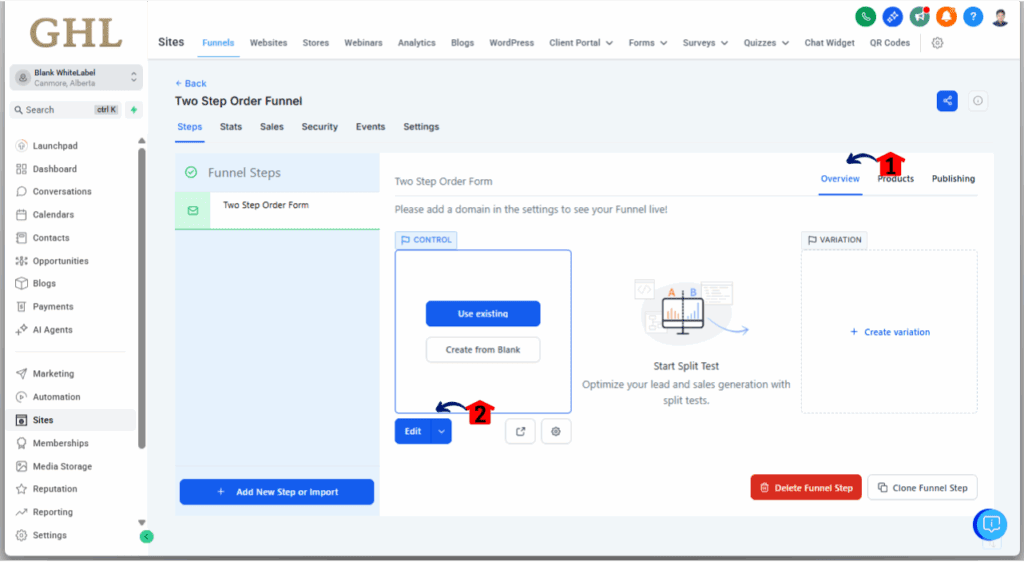 ghl-two-step-order-form-6 GHL Two Step Order Form - Edit the Funnel Step