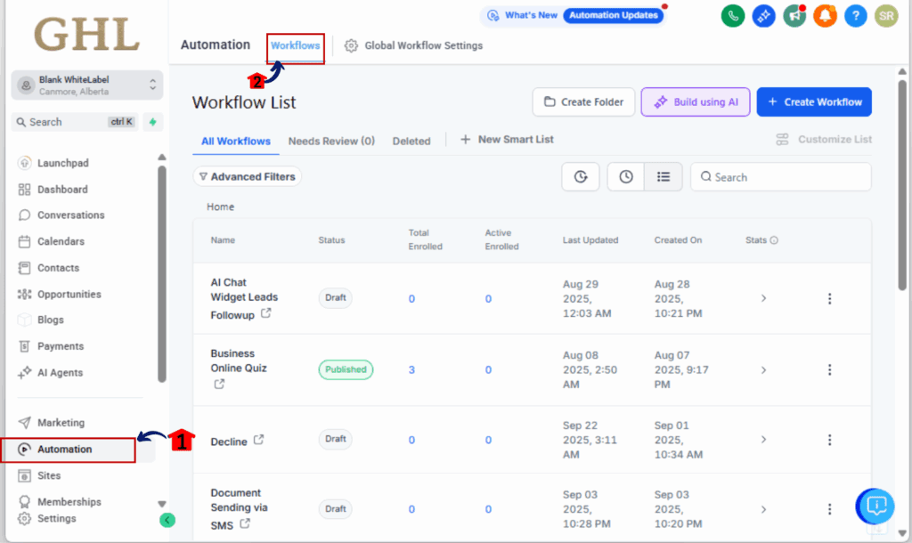 How to Use Internal Notifications Automation