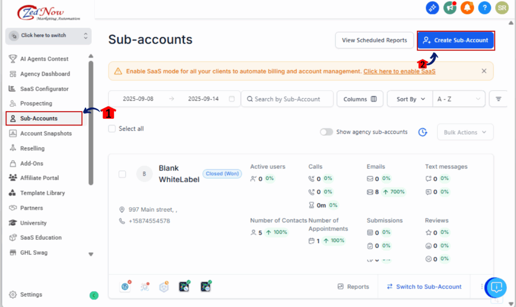 How to Use the New Agency Sub-Account Setup