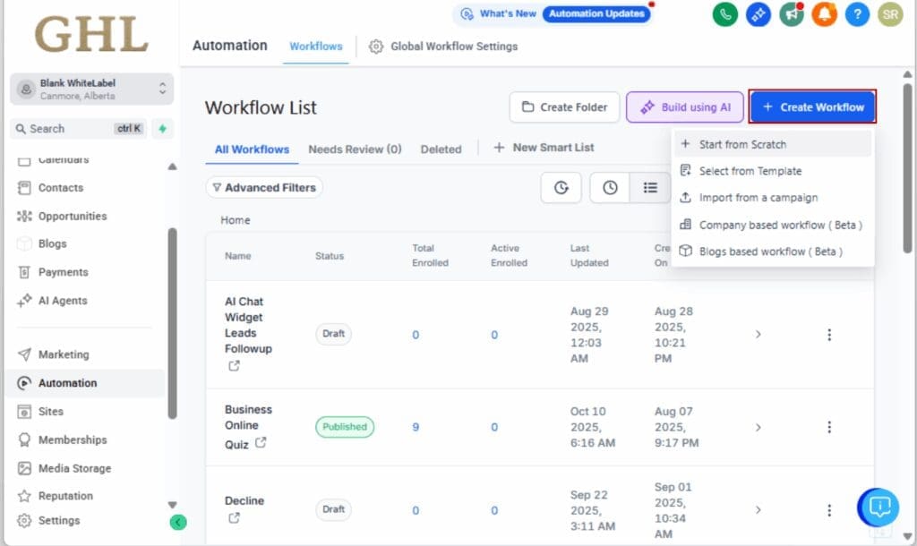 workflow trigger errors
- Open or Create a Workflow