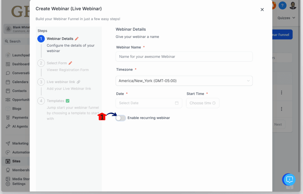 ghl-recurring-webinar-settings-enable
