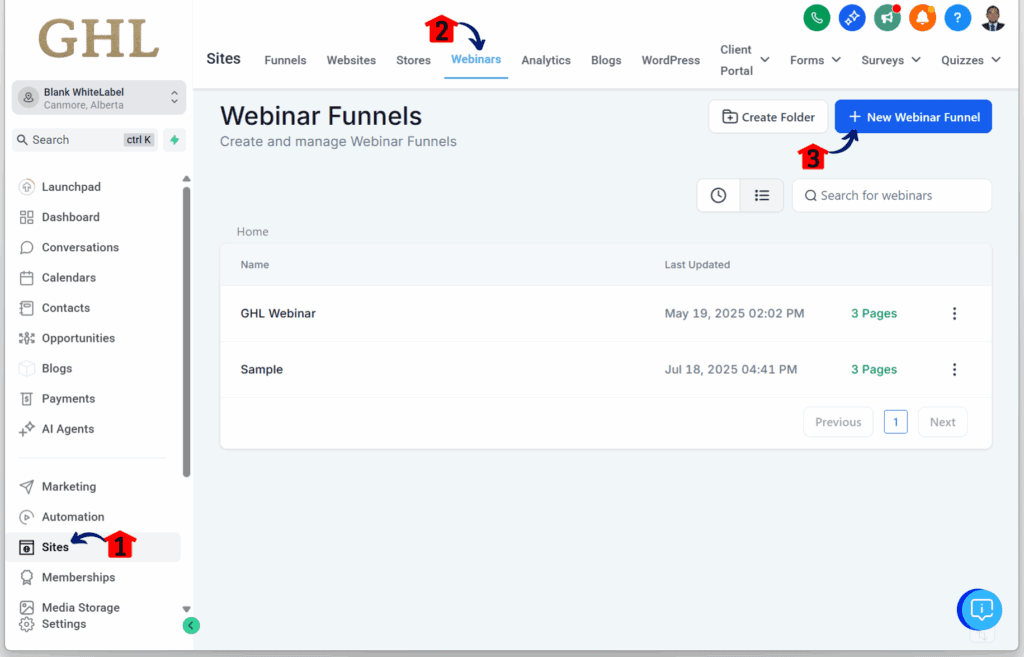 ghl-recurring-webinar-settings-sites How to Set Up a Recurring Webinar – Step-by-Step Setup in GoHighLevel