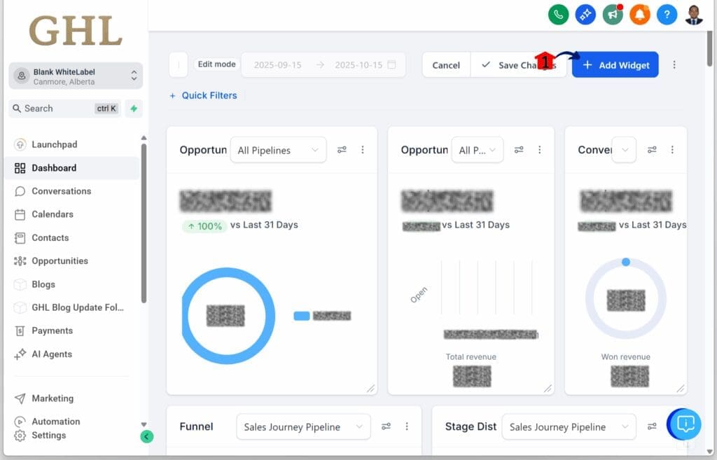 ghl-subaccount-widgets-custom-objects-modify GHL Custom CRM Dashboards – Add a New Widget