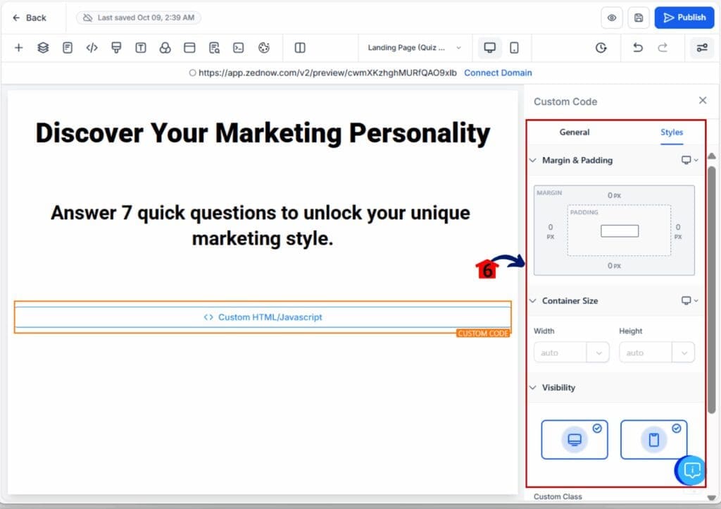 marketing-personality-quiz-funnel-graphic13 landing page - add padding