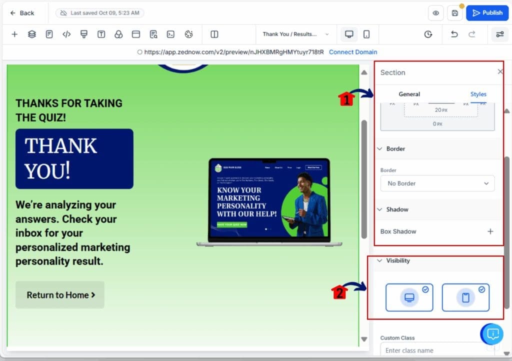 marketing-personality-quiz-funnel-graphic19 funnel style and format