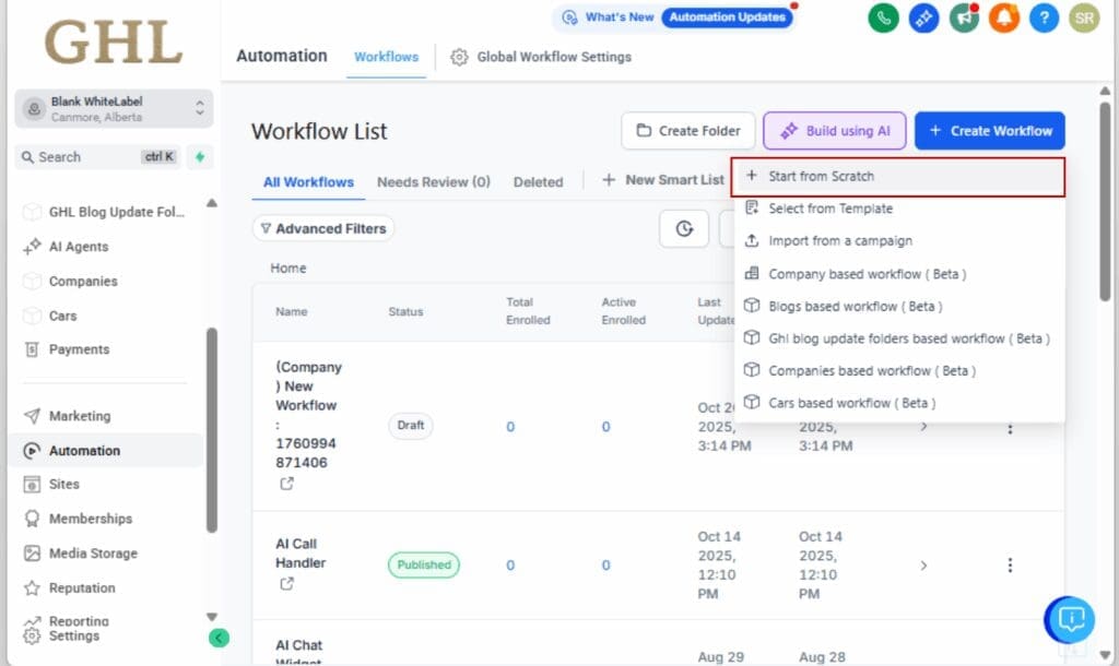 Basecamp integration
 - Create or Open a Workflow