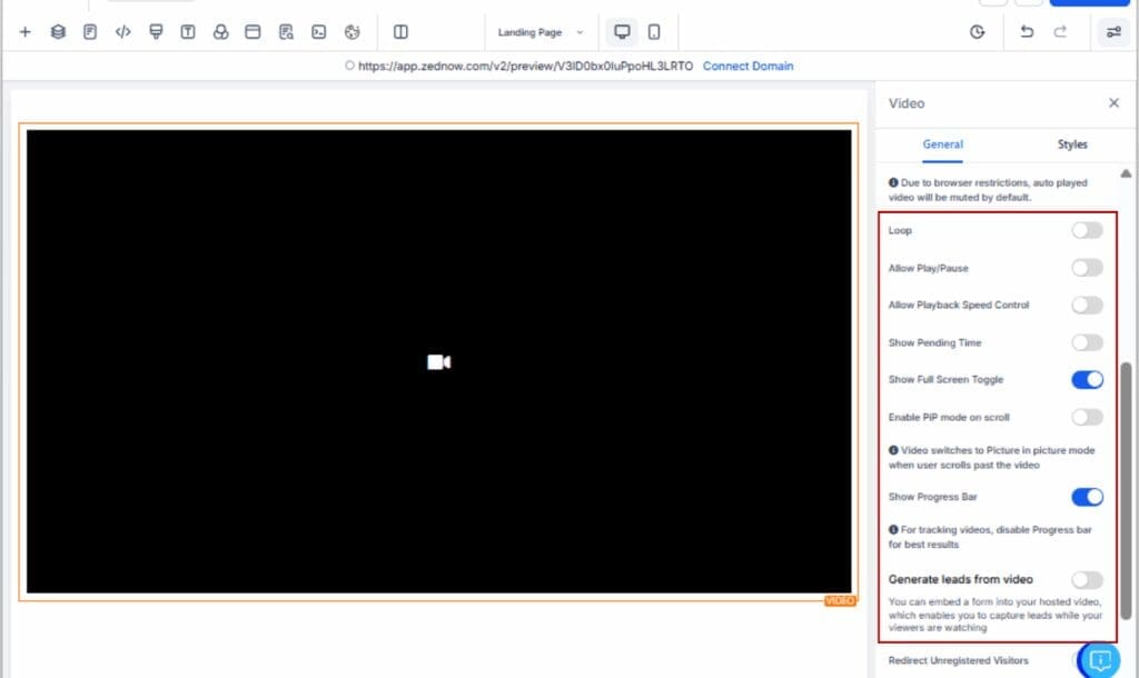 GoHighLevel video customization tools
- Customize Video Settings