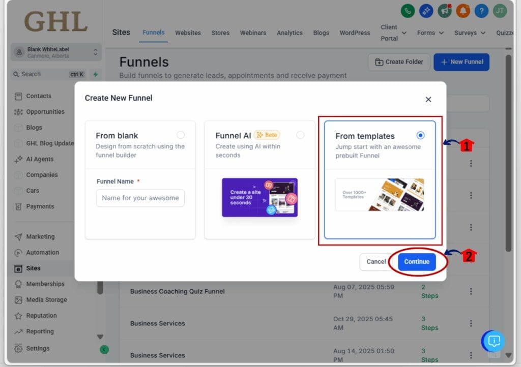agency templates - open