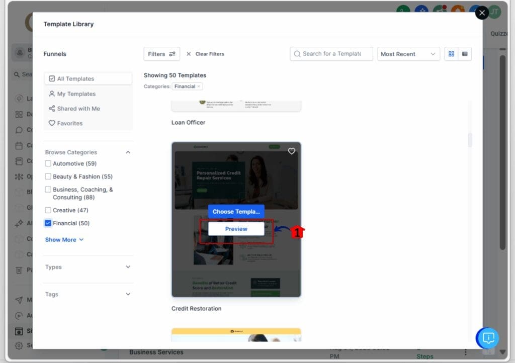 agency templates - preview