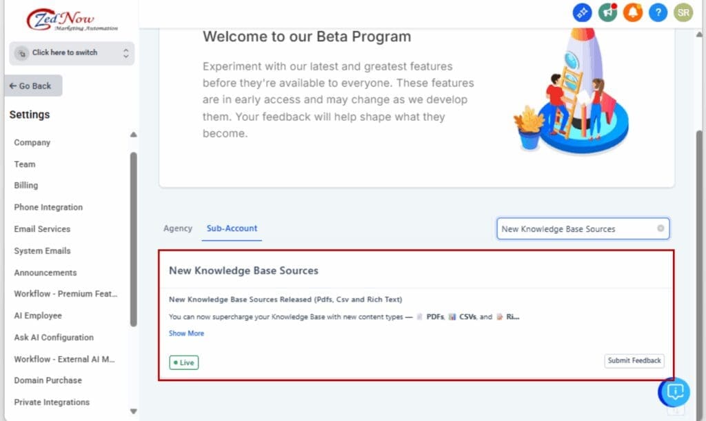 How to Use the AI Knowledge Base File Uploads