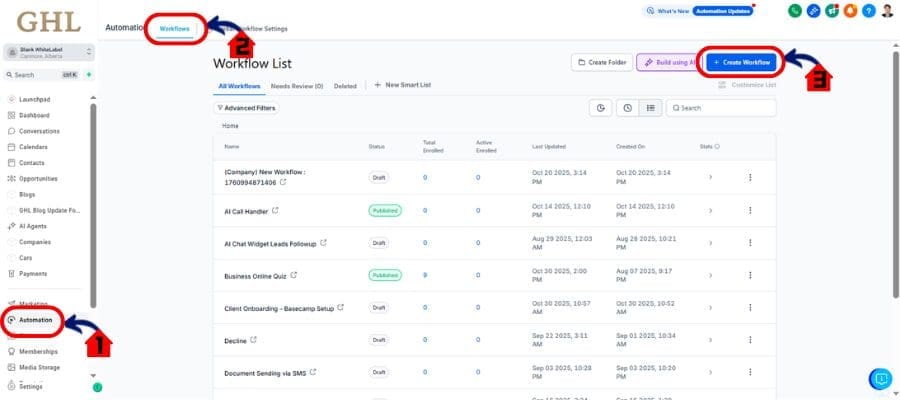 ghl-new-workflow-search-bar-01 ghl workflow access