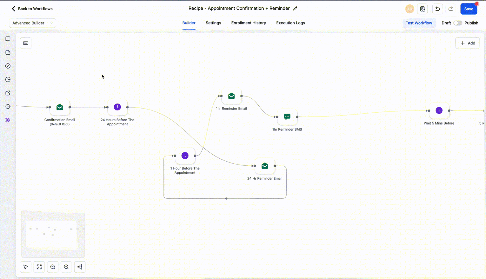 ghl advance builder Format only the selected area