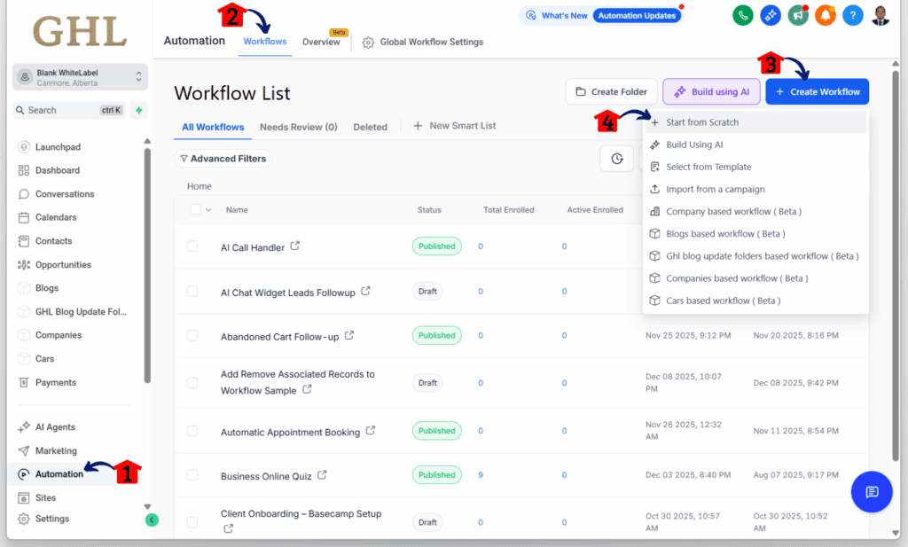 ghl-between-operator-workflow-create Step-by-Step Setup of Numeric Range Filters