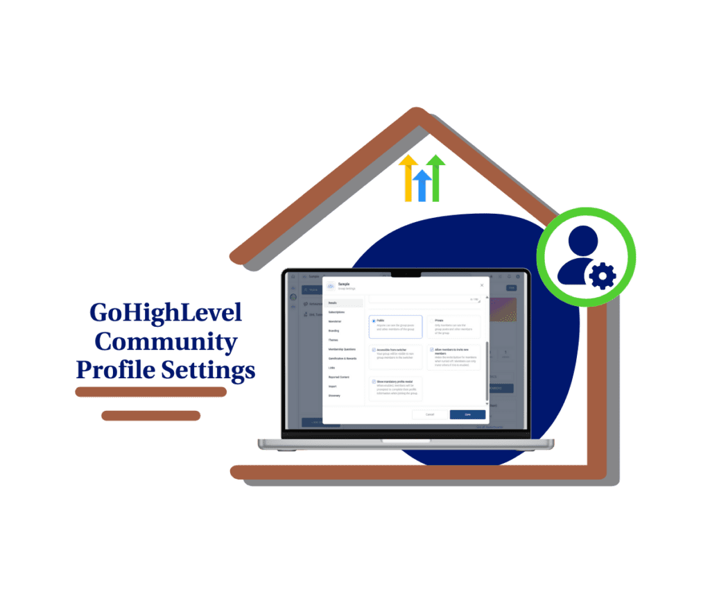 community profile settings