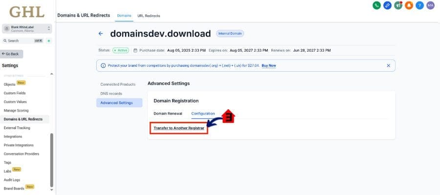 ghl-domain-transfer-out-03 ghl Domain Transfer
