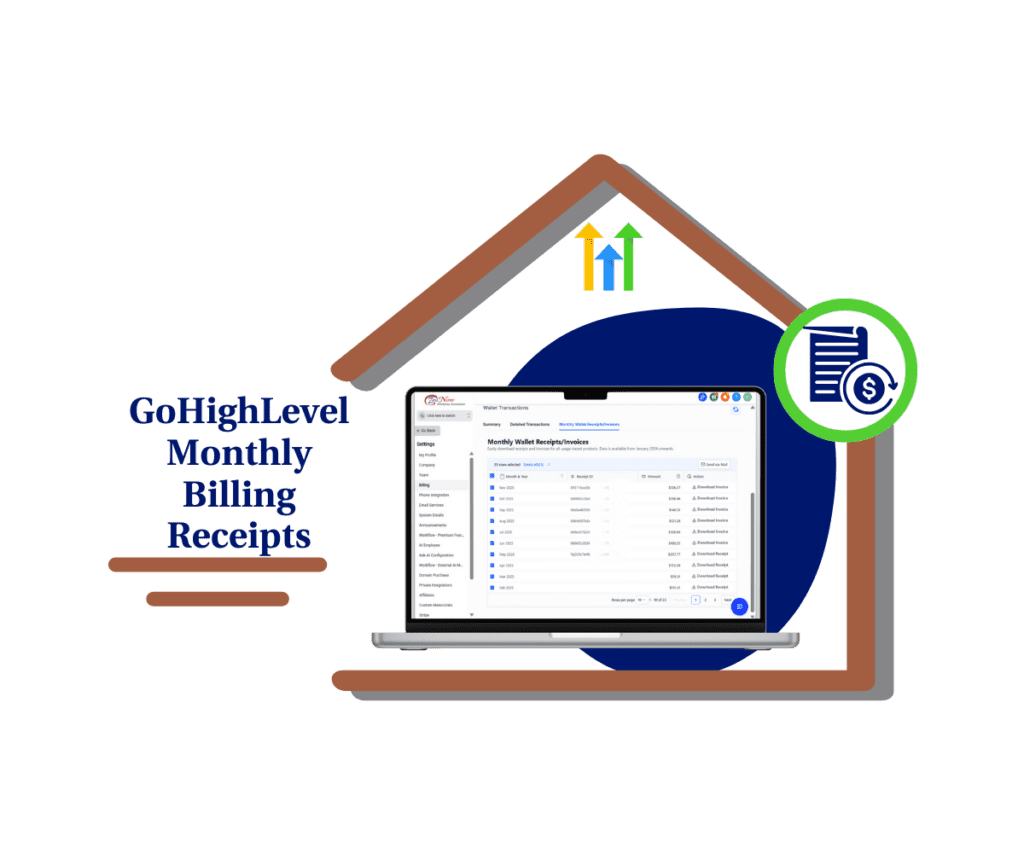 monthly billing receipts
