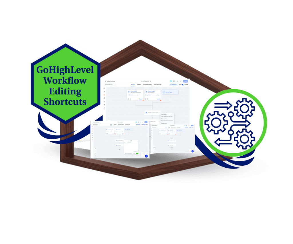 workflow editing shortcuts