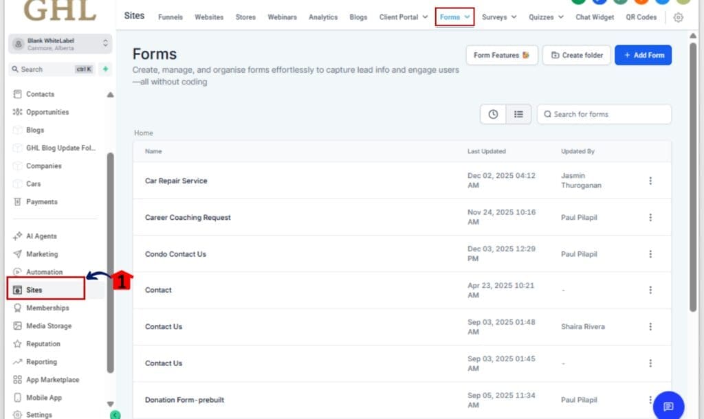 How to Use Form Upsell Funnel in GHL