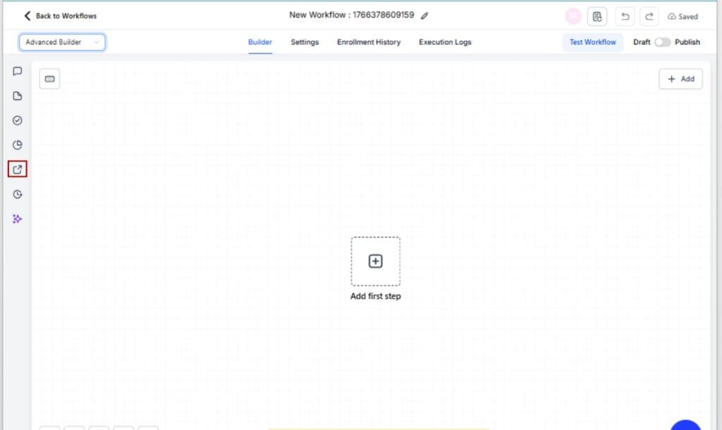 Workflow Switcher
 - Open the Workflow Switcher